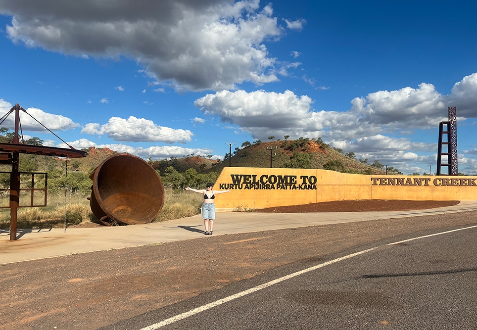 Student story: Building skills and connections in Tennant Creek with Lauren Hoskin